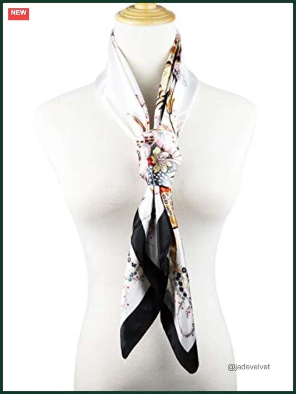 Satin Head Scarf for Women 35x35 Silk Feel Hair Wrap Bandana